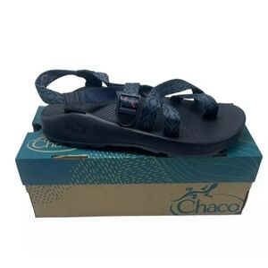 Chaco Mens Z2 Classic, With Toe Loop, Outdoor Sandal Stepp Size 10 Stepped Navy